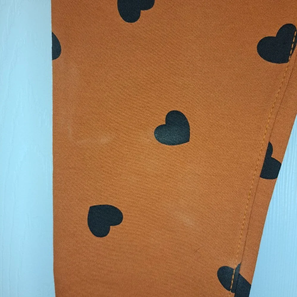 NEW Children's Place Heart Leggings with Zippers Size 12